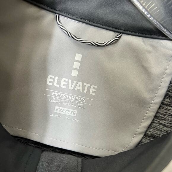 ELEVATE SOPRIS SOFTSHELL MEN SILVER/GREY STORM JACKET BRAND NEW SIZE 2XL - Picture 6 of 10